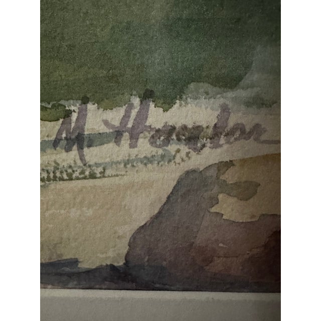 This beautiful little watercolor by Marianne Harlor is of the Ohanapecosh River in Washington State. Ms. Harlor is a...