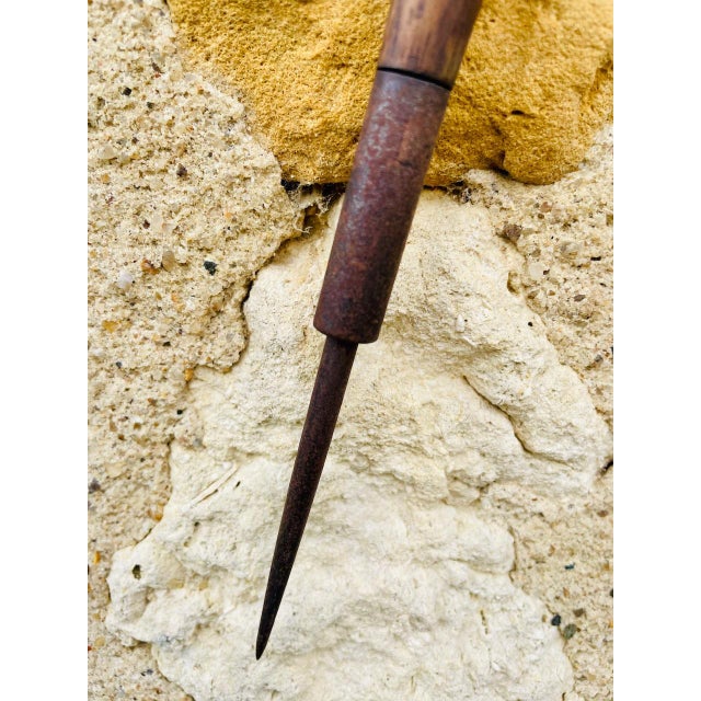 Brown Antique Walnut Carpenter Compass by E. Ducretet, 1870s For Sale - Image 8 of 18