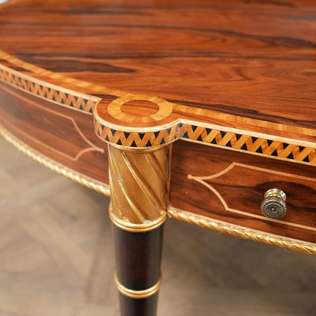 Traditional 1990s Theodore Alexander Large Cocktail Table For Sale - Image 3 of 14