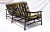 Wood Superb 1950's Rattan, Cane and Brass Sofa by John Wisner for Ficks Reed For Sale - Image 7 of 11
