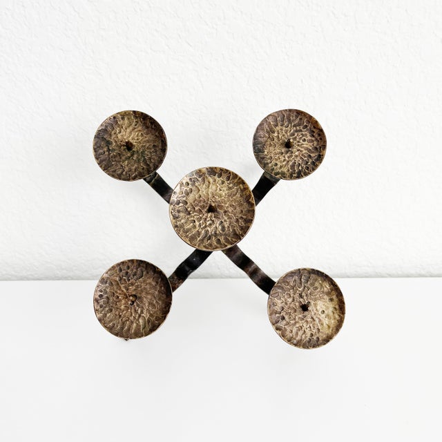 Mid 20th Century French Jean Royère Style Candelabra For Sale - Image 11 of 12