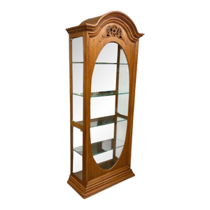 Pulaski Traditional Oak Wood Curio Cabinet