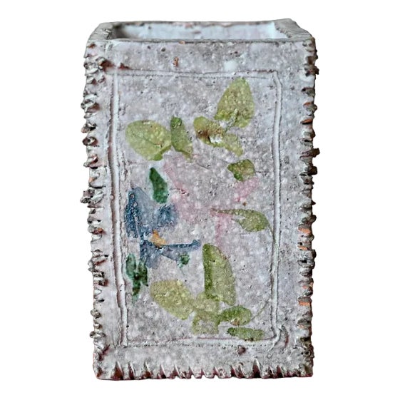 Ceramic Vase by Laurent Jacques & Juliette Mazaudois Vallauris For Sale