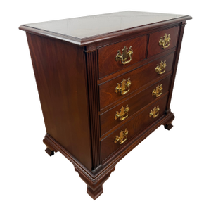 Stickley Colonial Williamsburg Georgian Mahogany Chest of Drawers End Table