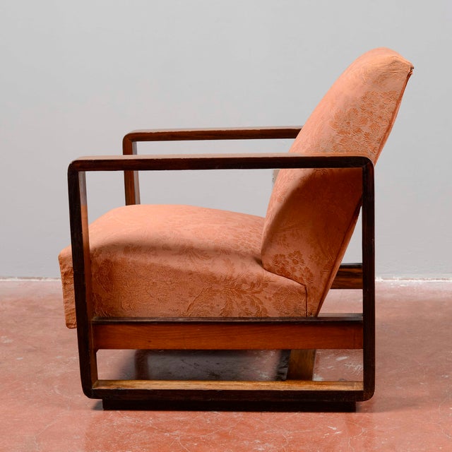 Art Deco Two-Tone Streamline Armchair, 1935 For Sale - Image 13 of 18