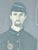 Late 19th Century Pair Civil War Tintype Portraits Framed Union Soldier & Victorian Woman 1860s For Sale - Image 5 of 18