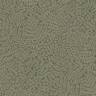 Sample - Borastapeter Bladverk Wallpaper in Spruce For Sale