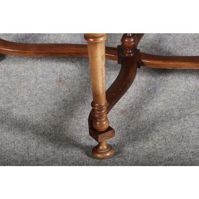 Vintage Baroque Style Armchair in Walnut, 1940 For Sale - Image 12 of 18