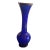 1940s Bohemia Cobalt Blue Gilded Decorative Vase For Sale