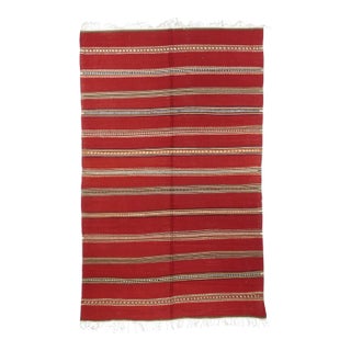 Vintage Kilim Rug 4'9'' x 7'9'' For Sale