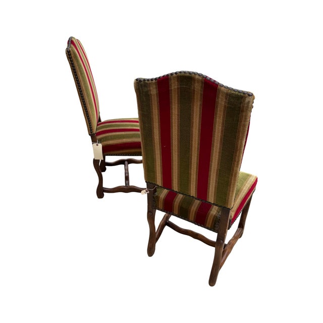 Early 20th Century Early 20th Century French Mutton Bone Dining Chair (Set of Two) For Sale - Image 5 of 5