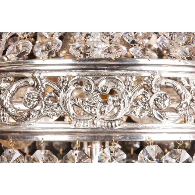 20th Century Biedermeier Basket Chandelier For Sale - Image 9 of 10