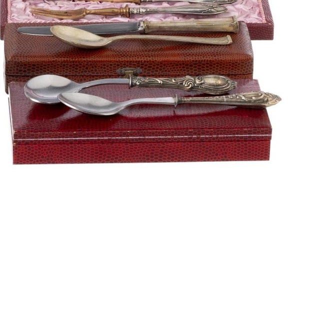 Lot of Portuguese Silver Cases, Set of 6 For Sale - Image 5 of 6