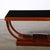 Art Deco Machine Age Walnut Cocktail Table W/ Inset Vitrolite Top by Modernage For Sale - Image 4 of 11