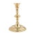 Continental Cast Brass Circular Base Candlestick, 1720-40 For Sale In Chicago - Image 6 of 6