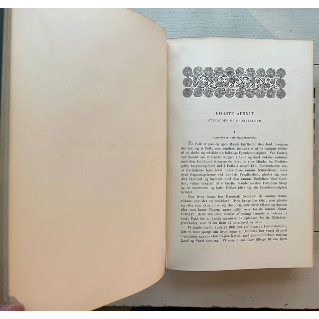 Fine Leather Bindings / Books - History of the Kingdom of Denmark - Danmarks Riges Historie - 6 Volumes For Sale - Image 11 of 14