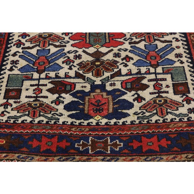 Antique Persian Malayer Rug - 03'04 x 06'05 For Sale - Image 4 of 7