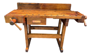 Solid Maple Workbench, G. Christiansen, Chicago