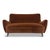 Italian Curved Sofa in Cotton Velvet, 1950s For Sale - Image 12 of 12