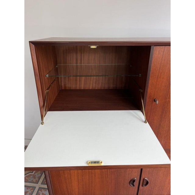 Mid-Century Modern Highboard by Louis Van Teeffelen for Webe, 1950s For Sale - Image 10 of 17