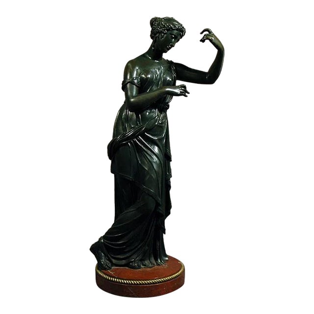 Mid 20th Century Statue of Diana - Bronze For Sale
