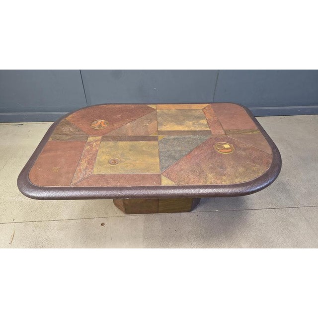 Brutalist Kingma Coffee Table, 1970s For Sale - Image 10 of 11