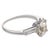 Mid Century Gia 1.80 Carat Diamond Platinum Engagement Ring, Size 7.5 For Sale - Image 4 of 6