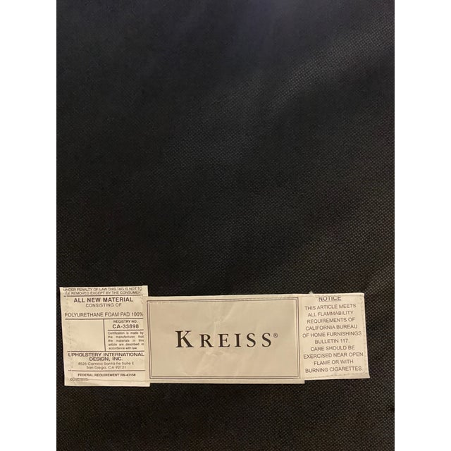 Marquesa Suede Lounge Chair by Kreiss For Sale - Image 14 of 14