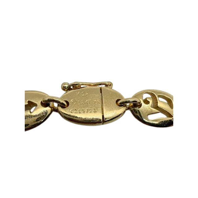 Metal 1970s Van Cleef & Arpels Zodiac Star Astrological Signs Vintage Rare 18k Gold Bracelet For Sale - Image 7 of 7