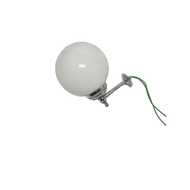 1930s Art Deco Wall Lamp, Poland, 1950s For Sale - Image 5 of 8