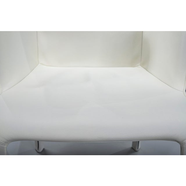 Ivory Gio Dining Chairs in Ecru Leather by Walter Knoll, Germany, 2000s, Set of 8 For Sale - Image 8 of 18