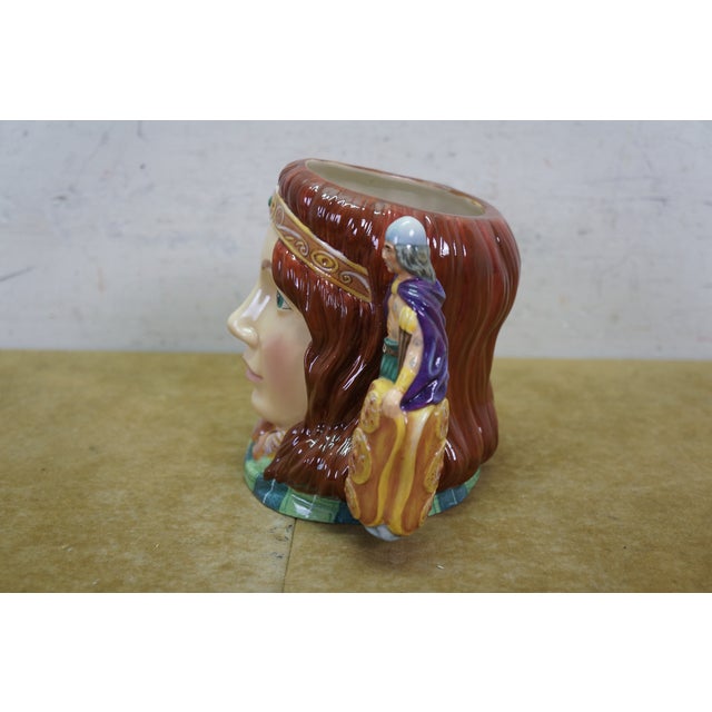 Red Royal Doulton Boudicca Celtic Queen Military Leader Toby Character Jug For Sale - Image 8 of 13