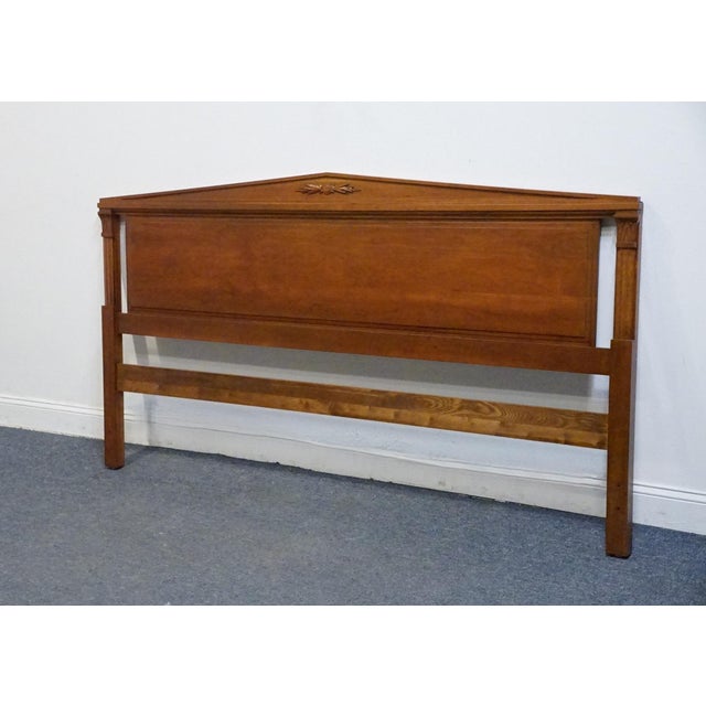 DAVIS CABINET Co. Italian Neoclassical Style King Size Adriano Cherry Headboard in 513 Finish 43.25" High 79.75" Wide 2"...