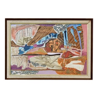 Joseph Fassbender Style 1970's Mixed Media/Unsigned For Sale