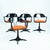 Mid-Century Modern Space Age Dining Chairs by Konrad Schaefer for Emu, 1960s, Set of 4 For Sale - Image 3 of 18