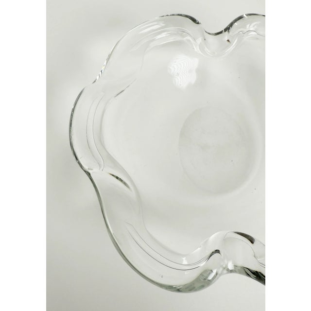 Daum Large French Crystal Vide-Poche, 1960's For Sale - Image 4 of 10