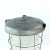 1950s Industrial Metal and Glass Ceiling Lamp, 1950s For Sale - Image 5 of 7