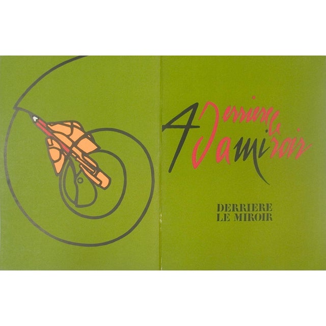 Artist: Valerio Adami Title: Derriere le Miroir, no. 206 cover Year: 1973 Signed: No Medium: Lithograph Paper Size: 15 x...