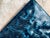 Early 20th Century 'Arts and Crafts' Style Botanical Dark Blue Monochromatic Relief Ceramic Glazed Tile For Sale In San Antonio - Image 6 of 13