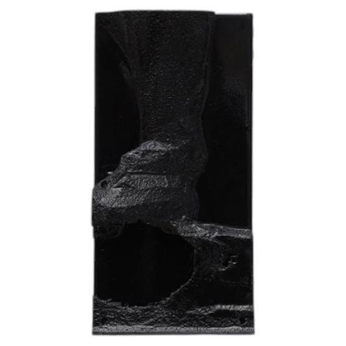 Black Pada Wall Mounted Sculpture by Arthur Bitsch For Sale - Image 7 of 7