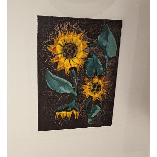 Mid 20th Century Ruscha German Ceramic Wall Tile For Sale - Image 4 of 11