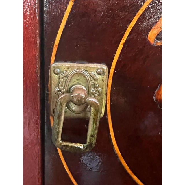 Late 19th Century Louis XVI Style Marquetry Nightstands with Bronze Hardware and Mirror, A Pair For Sale - Image 13 of 18
