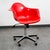 Herman Miller Mid Century Modern Lounge Chair Ray Eames Herman Miller Red Arm Shell Modernica For Sale - Image 4 of 12