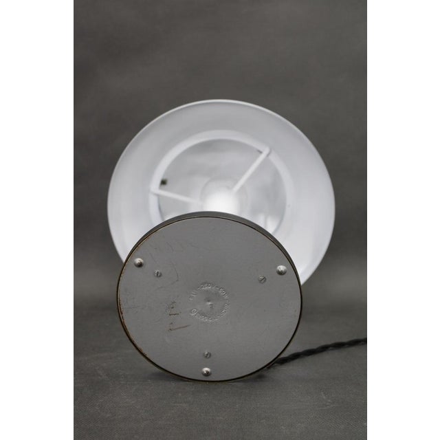 Mid-Century Chrome Table Lamp attributed to Zukov, 1970s For Sale - Image 9 of 13