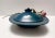 Made in Italy in 1965 by Antonia Campi for Laveno. It is marked on the bottom. This centerpiece bowl is made in blue...