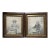 Antique Georgian Era Watercolor Portrait Paintings, Framed - a Pair For Sale