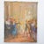 Mid-20th Century Original Untitled Oil on Canvas of a Choir Scene, by Artist Boris Anatolievich Sholokhov The oil painting...