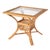 Brown Antigua 34.25 in. W Square Rattan Glass Top Dining Table, Natural Rattan For Sale - Image 8 of 8