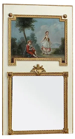 Large 19th Century Mirror
