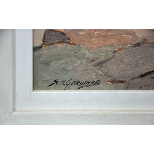 Modern Stanley Horace Gardiner, Tide Pools, Porthcurno Beach, Cornwall. 1930s, Oil Painting, Framed For Sale - Image 3 of 18